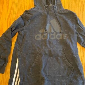 adidas Black and Gray Crew Neck Sweater